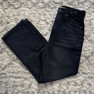 KanCan Wide Leg Vintage Black Jeans